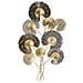Decorazione In Metallo 3d Foglia 24-multicolore-metallo-63,5x4x109,5 Cm - Foto miniatura 1