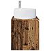 Mobile Lavabo da Parete Legno antico 49,5 x 44,5 x 66 cm - Foto miniatura 3