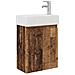 Mobile bagno con rubinetto Legno antico 45,5 x 22,5 x 84 cm - Foto miniatura 1