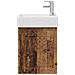 Mobile bagno con rubinetto Legno antico 45,5 x 22,5 x 84 cm - Foto miniatura 5