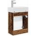 Mobile bagno con rubinetto Legno antico 45,5 x 22,5 x 84 cm - Foto miniatura 7