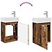 Mobile bagno con rubinetto Legno antico 45,5 x 22,5 x 84 cm - Foto miniatura 9