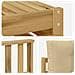 Set divani 6 pcs Bianco e Beige Legno di Acacia Massello - Foto miniatura 5