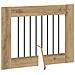 Cancello per cani pieghevole con supporti 4 pcs 321 cm - Foto miniatura 3