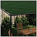 Gazebo 4 x 3,98 x 2,67 m Verde Poliestere e Acciaio - Foto miniatura 3