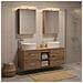Set di mobili per il bagno 5 pcs Rovere Artigianale - Foto miniatura 4