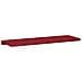 Cuscino per panchina Similpelle Rosso Vino Profondità 35 cm - Foto miniatura 7