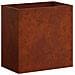 Vaso da giardino 2 pz Ruggine 50 x 30 x 40 cm Acciaio Corten - Foto miniatura 4