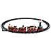 Giostra Trenino Per Villaggio Presepe Da Tavolo Di Babbo Natale - North Pole Rail-way 74223 - Binario E Carrozze - Foto miniatura 1