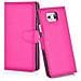 Custodia Compatibile Con Samsung Galaxy S6 In Rosa Vivo - Coperchio Protettiva Con Chiusura Magnetica, Funzione Stand E Tasca Per Le Carte - Foto miniatura 4
