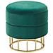 Pouf Contenitore Verde Scuro Elgin - Foto miniatura 1