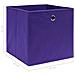 Scatole Portaoggetti 10pz Viola 32x32x32 cm Tessuto - Foto miniatura 5