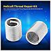 60pcs In Acciaio Inox Filo Inserti Filettati Assortimento Metrica Helicoil Tipo Riparazione Filettature Kit Inserti M3 M4 M5 M6 M8 M10 M12 - Foto miniatura 3
