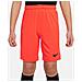 Pantaloncini Da Calcio - Bambini - Dri-fit - Rosso E Nero - Foto miniatura 4