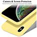 Cadorabo Custodia Compatibile Con Apple Iphone Xs Max In Liquid Giallo - Coperchio Protettivo In Silicone Tpu Flessibile - Foto miniatura 5