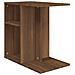 Tavolino Da Salotto Rovere Marrone 50x30x50cm Legno Multistrato - Foto miniatura 2