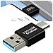 Adattatore Usb - + Usb, Confezione Di 4 Adattatori Otg Maschio Femmina - Foto miniatura 3