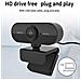 Webcam 1080p Fhd Full Hd Girevole 360° Con Microfono Autofocus Videochiamata - Foto miniatura 5