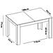 Tavolo Allungabile Caladora, Consolle Estensibile Multiposizione, Tavolo Da Pranzo Con Allunga, 140/190x90h77 Cm, Rovere - Foto miniatura 3