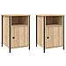 Comodini 2 Pz Rovere Sonoma 40x42x60 Cm In Legno Multistrato - Foto miniatura 2