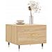 Tavolini Salotto 2pz Rovere Sonoma 50x50x40cm Legno Multistrato - Foto miniatura 3