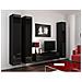 Tavolo Per Televisione Rtv Vigo140 C /c Nero Laminato Legno Mdf Truciolare 140 X 30 X 40 Cm - Foto miniatura 6