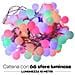 Catena Luminosa Luci a Sfera Smart RGB da Esterno HY-G10M Wi-Fi + Bluetooth - Foto miniatura 4