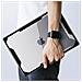 Cover Bumper Per Macbook Pro 14"" 2023, 2022 E 2021, Nero Transparente - Foto miniatura 3