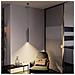 Lampadario Led Luce Calda 3 Watt Da Soffitto Stile Moderno Nero A11-nc - Foto miniatura 1