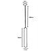 Lampadario Led Luce Calda 3 Watt Da Soffitto Stile Moderno Nero A11-nc - Foto miniatura 5