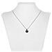 Collana Con Pendente Con Diamanti Sintetici - Rosa - Argento - Foto miniatura 2