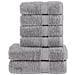 Set ASciugamani SOLUND 6 pz Grigio 600 gsm - Foto miniatura 1