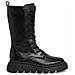 Black Casual Closed Boots Stivaletti Pelle Scarpe Donna Nero Eu 38, 1-25282-41 003 - Foto miniatura 2