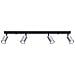 Lampada A Soffitto Winx 4l Nero /cromo Sl. 1371 - Moderno Lampade Da Soffitto Nero /cromato 18.5x82x6 Cm - Foto miniatura 1