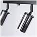 Lampada A Soffitto Winx 4l Nero /cromo Sl. 1371 - Moderno Lampade Da Soffitto Nero /cromato 18.5x82x6 Cm - Foto miniatura 6