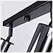 Lampada A Soffitto Winx 4l Nero /cromo Sl. 1371 - Moderno Lampade Da Soffitto Nero /cromato 18.5x82x6 Cm - Foto miniatura 7