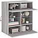 Mobile TV a Parete con Luci LED Grigio Sonoma 58,5x30x60,5 cm - Foto miniatura 6