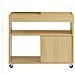 Tavolino Con Ruote 70x30x60cm Fbt152-n - Foto miniatura 1