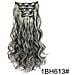 Extension Per Capelli Ricci Con 16 Clip, 6 Pezzi Grigi - Foto miniatura 2