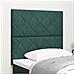 Testiera  Design a Blocchi di Diamante Verde Scuro 90 cm in Velluto, Testiera  Design a Blocchi di Diamante Verde Scuro 180 cm in Velluto - Foto miniatura 2