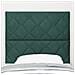 Testiera  Design a Blocchi di Diamante Verde Scuro 90 cm in Velluto, Testiera  Design a Blocchi di Diamante Verde Scuro 180 cm in Velluto - Foto miniatura 3