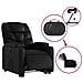 Poltrona Alzapersona Reclinabile Elettrica Nera in Similpelle - Foto miniatura 6