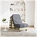 Divano Letto Futon con Materasso 60x206x11cm Pino Impregnato - Foto miniatura 2
