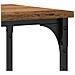 Tavolo Consolle Legno Vecchio 100x35x75 cm Legno Ingegnerizzato e Acciaio - Foto miniatura 8