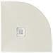 Piatto Doccia 90x90 Cm Effetto Pietra Marmoresina Stone Semicircolare Beige Francia - Foto miniatura 1