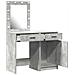 Tavolo da Trucco con cassetto 2 pcs Grigio 50 x 41 x 135 cm - Foto miniatura 5