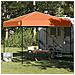 Tenda Aggiuntiva Pop-Up Arancione 250 x 250 cm Tessuto - Foto miniatura 2