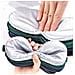 Mascherina Per Dormire In Seta (confezione Da 2) - Morbida E Imbottita Per Sonno, Viaggio E Riposino - Foto miniatura 3