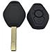 Guscio Di Ricambio Per Chiave Auto Bmw A 3 Pulsanti Con Lama Hu58 - Foto miniatura 4