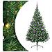 Albero di Natale artificiale con luci integrate Verde 210 cm - Foto miniatura 1